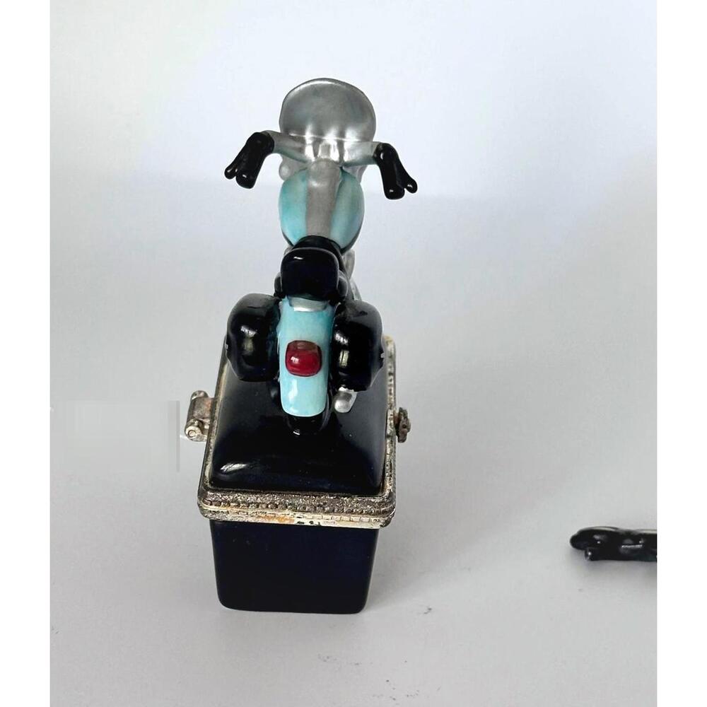 1999 Harley-Davidson Heritage Softail Classic Trinket Box W Trinket Figurine - Picture 5 of 6